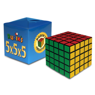 Rubik 5x5-ös kocka díszcsomagolásban