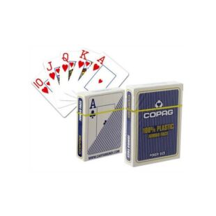 COPAG - 100% Póker - plasztik pókerkártya, kék