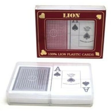 Lion - 100% Plastic Poker - plasztik pókerkártya